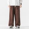 Pantalones Casuales de Pierna Recta para Hombre 2025 Otoño Talla Grande Estilo Japonés Retro Casual Pantalones de Pierna Recta Pana Pantalones Casuales de Pareja para Papá