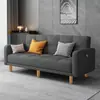 Sofá de solteiro/casal para apartamento, sofá pequeno para apartamento, sofá-cama dobrável, sofá simples moderno de tecido para moradia de aluguel, sala de estar