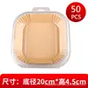 Freidora de Aire Doméstica Papel Especial Papel Absorbente de Grasa Bandeja de Papel Bandeja de Papel Grado Alimenticio Desechable Papel Base Papel Redondo para Hornear Papel de Silicona