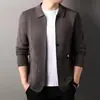 Cardigã de Malha Andy Veludo Anti-pilling Masculino Tamanho Grande Estoque Preciso Abundante Suporte Dropshipping Quantidades Maiores Mais Favorável