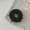 Diadema de lana gris de alta calidad ~ suave estilo coreano para otoño e invierno, alta elasticidad, aro de toalla de alta elasticidad, cuerda para la cabeza, banda de goma gruesa duradera para mujer