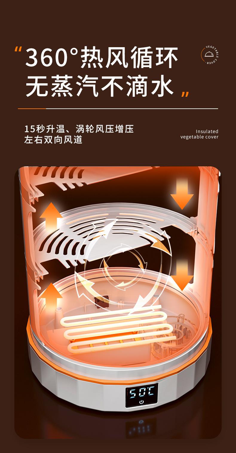 家用防尘电加热菜罩