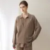 Chaleco de punto sin mangas 100% cachemira hecho con hilo Consinee, nuevo otoño/invierno para mujer, de corte holgado, con cuello en V grande