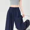 Pantalones Yamamoto para Mujer 2026 Nuevo Verano Delgados de Cintura Alta Sueltos Perezosos de Seda de Hielo Frescos Pantalones Casuales de Lino de Pierna Ancha