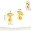 Accesorios DIY de Oro Arena Estilo Antiguo de Larga Duración y Sin Decoloración, Colgante de Cabeza de Toro que Atrae la Fortuna, Accesorios de Oro Arena de Moda y Versátiles, Cuentas Separadoras