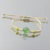 Pulsera de Serie de Flores Secas al por Mayor Vidrio Espécimen de Flor Real Gipsófila Flor de Durazno Árbol de la Fortuna Mariposa Pulsera Escénica Joyería