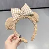 Diadema de Felpa 3D de Dibujos Animados, Diadema Dulce de Oso para Chicas, para Uso en Casa, Lavado de Cara, Maquillaje, Diadema para el Cabello