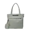 Bolso Tote para Viajeros Mujer Gran Capacidad Tela de Nylon Bolso de Hombro Color Sólido Simple Bolso de Mano para Estudiantes Bolso Impermeable