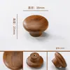 Manijas de Madera de Nogal, Gabinetes de Cajones de Madera Maciza, Puertas de Gabinete de Madera, Manijas de Armario de Madera Natural, Gabinetes de Madera, Minimalista Estilo Japonés
