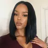 Peruca Europeia e Americana Feminina Penteado de comprimento médio falso para cobrir a cabeça Fibra Química seda de alta temperatura fosca Peruca Africana