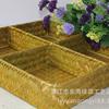 Cesta de almacenamiento para mesa de centro de cuatro compartimentos Creative Home de 015L, cesta tejida para frutas Busgrass, caja para cosméticos, almacenamiento de escritorio