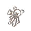 Corea del Sur oso hueco clip de metal hembra verano parte posterior de la cabeza clip grande de tiburón pinza para el cabello pinza para el cabello celebridad de Internet accesorios para el cabello
