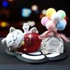 Adornos decorativos para el interior del coche con la consola central de Lucky Cat, de alta gama, con personalidad creativa y un hermoso estilo de diosa.