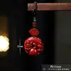 Chaveiro de Cinábrio de Baixo Conteúdo com Pixiu para Boa Sorte, Suprimento para Vendedores de Rua, Presentes de Joias, Atacado e Dropshipping