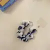 Cordón de Muñeca de Peluche de Leopardo Accesorios Móviles de Nicho Accesorios para Samsung Apple 16 Funda de Teléfono Cordón para Tarjeta
