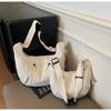 Bolsa Pequena de Nylon Leve e Versátil para Mulheres 2025 Nova Bolsa Transversal Casual Bolsa de Ombro Super Popular Bolsa Dumpling
