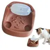 Bola dispensadora de brinquedo para animais de estimação para alívio do tédio, comedouro rolante para treinamento, tigela de alimentação anti-engasgo para gatos e cães pequenos, tigela para comer devagar