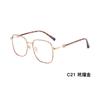 Vital chica retro montura grande dulce oso aleación metal montura de gafas silicona antideslizante soporte nasal suave gafas al por mayor