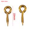 Clavo de ojo de oveja de cabeza redonda de acero inoxidable, tornillo en forma de 9, clavo de esquina de oveja, accesorio colgante de hilo, accesorios colgantes pequeños de bricolaje
