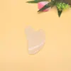Punto al por mayor tabletas raspadoras en forma de corazón polvo de jade imitación tabla raspadora rodillo masajeador palo de belleza