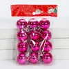 Bola de Navidad de dragón y tigre al por mayor transfronteriza 3 cm Bola colgante para decoración de árbol de Navidad bola brillante mate con purpurina Día de Año Nuevo