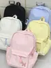 Mochila Escolar para Estudantes Universitárias, Design Simples de Letras Estilo Japonês, Mochila Moderna de Alta Aparência para Alunos do Ensino Médio, Mochila Versátil para Viagem
