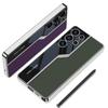 Funda de una sola pieza transfronteriza para teléfono móvil súper resistente Samsung S25Ultra, funda de cuero de estilo simple con electrochapado de moda para hombres y mujeres