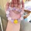 Nuevo popular pulsera de cuentas múltiples de cristal natural DIY cristal exquisito pulsera de cristal de alta gama suministro para transmisión en vivo