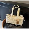 Bolsa de Lona Transfronteriza con Bolsillos, Bolso Cruzado, Bolso de Hombro de Lona, Bolsa de Lona para el Trabajo, Bolso Hobo, Bolso de Mano