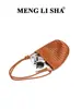 2026 Bolso Tejido Hecho a Mano de Moda Retro, Bolso Cubo de Gran Capacidad de un Solo Hombro y Debajo del Brazo, Bolso de Mano Moderno y Sencillo