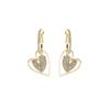 Brincos Elegantes da Moda Agulha de Prata Brincos de Tarraxa de Alta Qualidade Cristal Inlaid Tridimensional Brincos Europeus e Americanos Joias Femininas