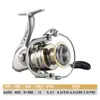 Carretilha Haoden Gapless Lure Spinning 5.2:1 Carretilha de Pesca Carretilha para Pesca em Água Salgada Copo de Linha de Metal Carretilha para Arremesso de Longa Distância Ngk Atacado