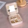 Caja de Joyería Retro de Terciopelo Multicolor Portátil Transfronteriza Mini de Lujo Ligero para Aretes Aretes Joyería de Mano Caja de Almacenamiento