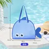 Nueva Bolsa de Malla para Playa, Baño, Portátil de Gran Capacidad para Artículos de Tocador, Viaje, Natación, Fitness, con Drenaje