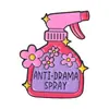 Botella de Spray de Macaron Insignia Metálica Forma de Flor Estrella Broche de Botella Divertido Ropa Mochila Accesorios de Nicho