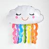 Ins rainbow nuvem smiley rosto balão de filme de alumínio festa de aniversário das crianças cena decoração foto adereços