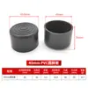 Fabricante de Moldeo por Inyección Jiangmen Funda Tubo Redondo PVC Cubre Pie Almohadilla de Pie Plástica Cubierta Protectora Tapón Exterior Tubo Redondo Tapa de Plástico