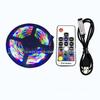 Luz 5vusb com barra de luz de TV de 24 teclas, cola de gota de 5v, à prova d'água, 60 cores de luz, luz de fundo de TV com explosões da Amazon
