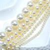 Cuentas Sueltas DIY Perla Shijia Agujero Pasante Amarillo Claro Redondas 621 Accesorios para Joyería de Collares y Pulseras Cuentas Redondas