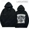 Hoodie Cross-Border Aliexpress 2025 Novo Modelo Grito de Medo Dupla Face Unissex Manga Longa Tamanho PP