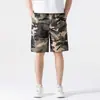 Sudeste Asiático Transfronteiriço Popular Tiktok Calças Cargo Camufladas Modelo Novo 2026 Shorts Camuflados Calças de Cinco Pontos Masculinas Roupas Masculinas