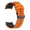 Correa de silicona transpirable de doble capa para pulsera Samsung Galaxy watch 65 44/43/47mm