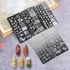 Suministro Transfronterizo de Juegos de Placas de Estampado para Uñas, Plantillas DIY de Transferencia para Uñas, Venta al por Mayor de Fabricantes