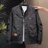 Chaqueta de béisbol para hombre 2025 otoño nueva marca de moda ropa de trabajo ropa de hombre retro americano slim-fit chaqueta aviador para hombre