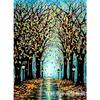 Ventas Directas de Fábrica Pintura de Diamantes 5D Diamante Completo Serie de Pintura al Óleo Cielo Estrellado Bordado de Diamantes DIY Diamante Redondo Punto de Cruz Pegamento de Diamante Hecho a Mano