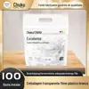 Tampa Descartável para Conservação Fresca com Elásticos Coloridos para Sobras, Manga Doméstica para Conservação Fresca, Tampa Selada de Plástico de Grau Alimentício Resistente a Rasgos
