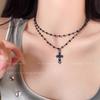 Nuevo collar de borlas retro estilo chino para mujer, diseño de nicho, estilo étnico, temperamento único, cadena para clavícula, accesorios de alta gama