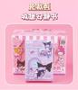 Paquete de Materiales DIY para Libro Sanrio Kuromi Juguete Hecho a Mano para Niños Caja de Regalo Paquete Accesorios DIY Accesorios para el Cabello con Lazo