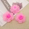 Flor de argila macia tridimensional de 35mm rosa flor grande imitação de Jade artesanal diy capa de celular joia para cabeça de traje antigo material de colar