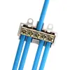 Divisor ZK-506 de una entrada y cuatro salidas, dispositivo paralelo de cinco posiciones, terminal de cableado de 5 orificios, conector de alta potencia de 6 mm²